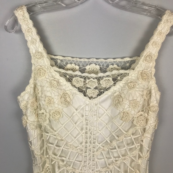 Sue Wong Ivory Lace Illusion Dress - Picture 11 of 13